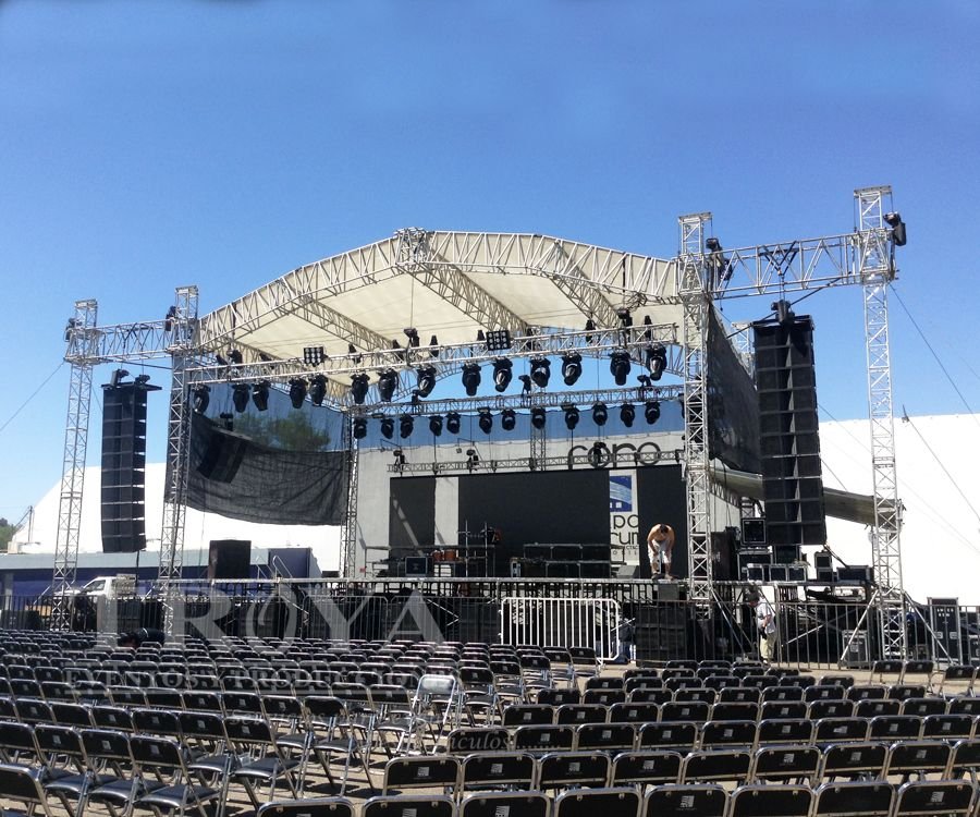 Escenario de concierto profesional